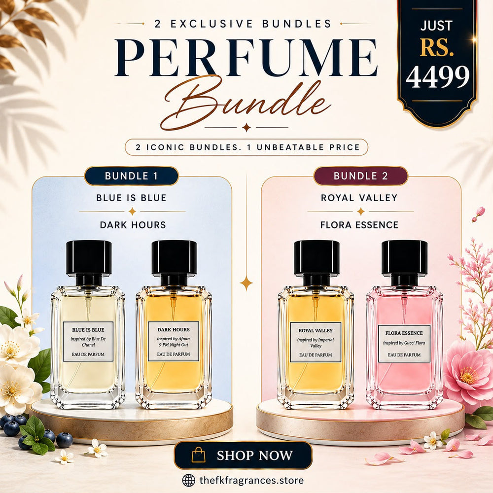 2 Exclusive Perfume Bundle – Blue Is Blue, Dark Hours & More
